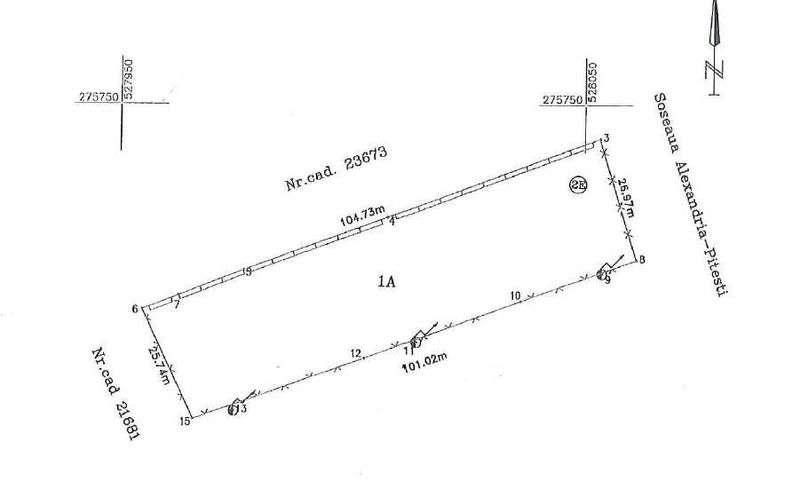 Vand teren intravilan Alexandria 2718 mp - Imagine principală: 3/3