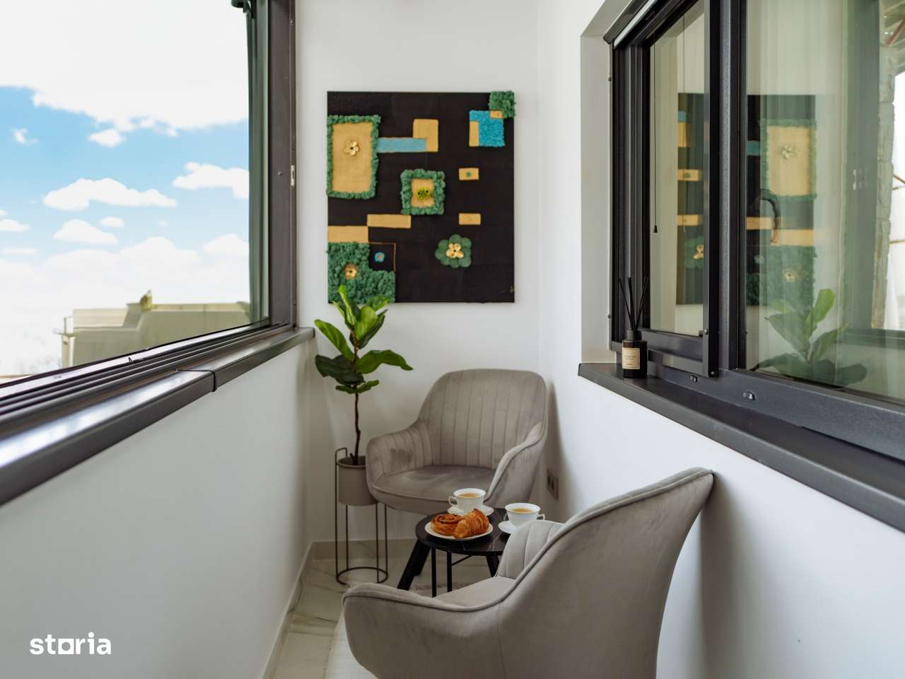 Decebal-garsoniera renovata-3/4-dec, mobilata+utilata lux,135000 €-12