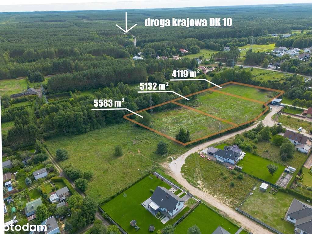 Działka z MPZP pod hale magazynowe OKAZJA CENOWA - Pełny obrazek: 1/7