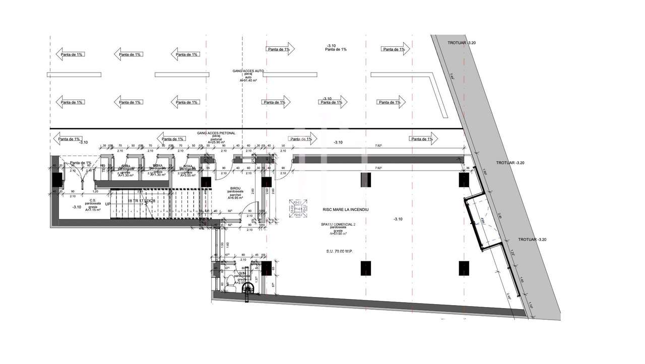 Spatiu comercial in suprafata de 79mp, vad stradal, zona Turnisor - Imagine principală: 3/12