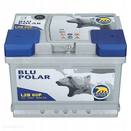 Akumulator Baren Blu Polar 12V 60Ah 600A P - 2