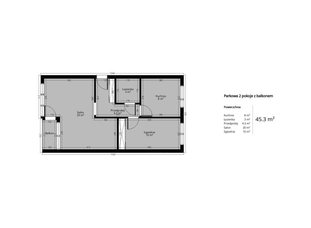 Rozkładowe 2 pok (możliwe 3) z balkonem blisko WSM-10