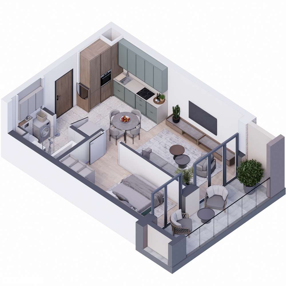 Wyszyńskiego Pstrowskiego | 2-pok. | 23/WP.A - Pełny obrazek: 3/16