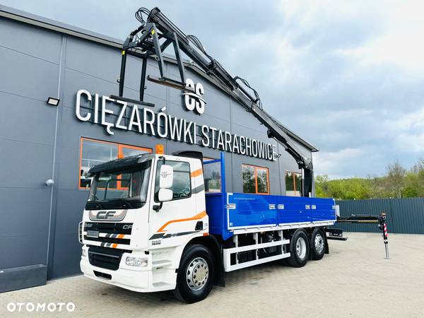 DAF DAF CF XF 75.310 E5 // 6x2 // skrzynia + żuraw HIAB XS 144 // klima // manual // oś skrętna // budowlanka - 4