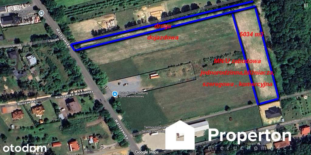 Działka pod osiedle domów szeregowych bliźniaczych - Pełny obrazek: 5/10