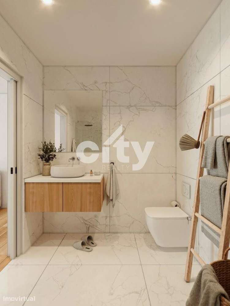 Magnífico apartamento T3 com varandas na Malveira-10