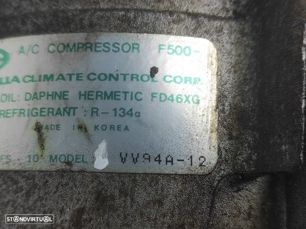 Compressor Do Ac Hyundai Accent I (X-3) - 5