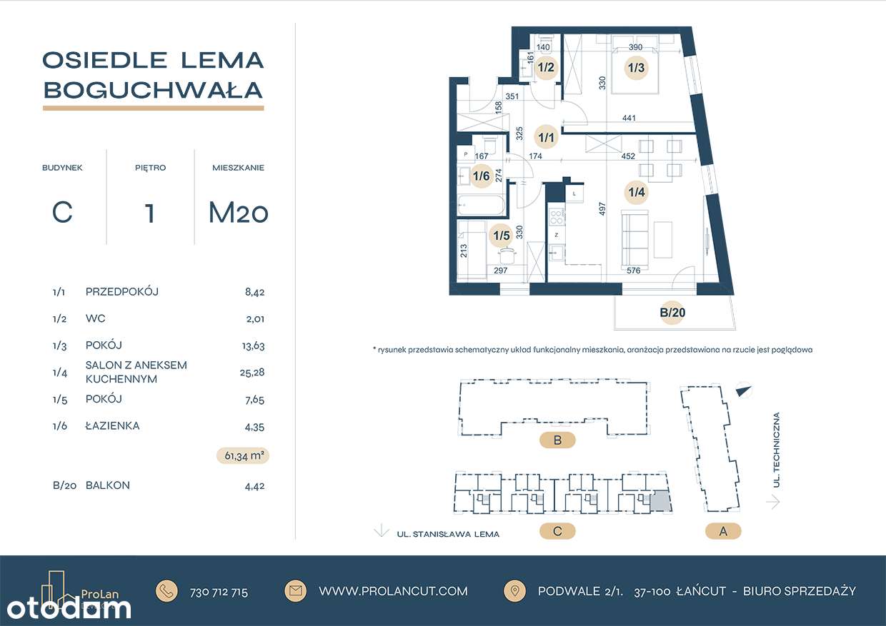 Rodzinne 2-pokojowe Mieszkanie Blisko Centrum Nowa Inwestycja Lema - Pełny obrazek: 2/12