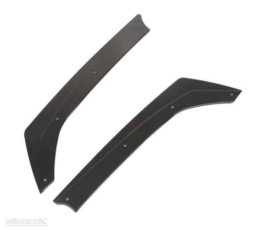 SPLITTER TRASEIRO PARA BMW G30 G31 17- LOOK ROCK PRETO BRILHANTE - 4