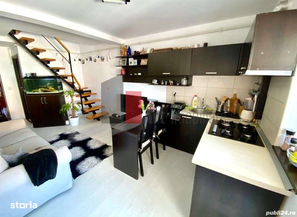 Apartament 2 camere tip duplex, 46,5 mp, mansardat, cu balcon și pod i - Imagine principală: 1/8