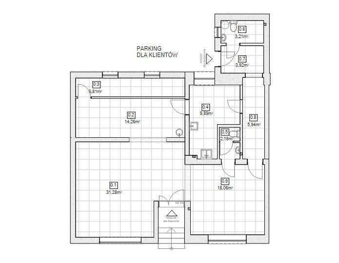 Lokal 103 mkw na gastronomię,handel,usługi-centrum - Pełny obrazek: 4/5