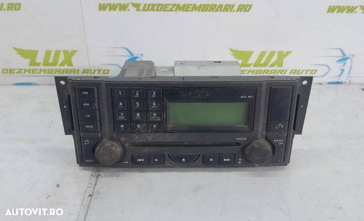 Consola butoane radio CD player Vux500330 Land Rover Discovery 3  [din 2004 pana  2009] seria - 1