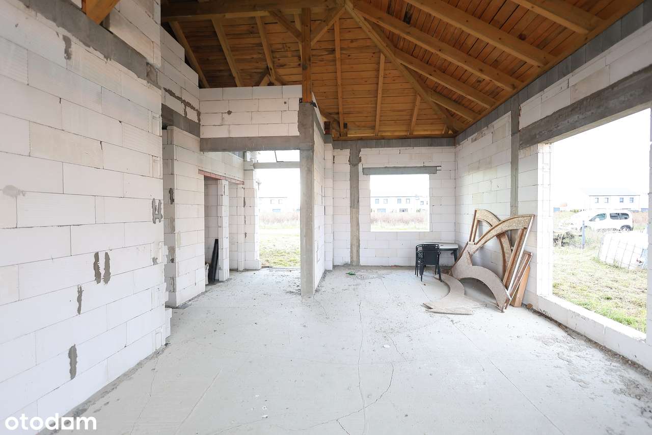 Dom pod Ostrowem Wlkp.– stan surowy, atrakcyjna cena!Możliwość zamiany-5