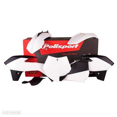 kit plasticos polisport branco ktm sx 85 - 1