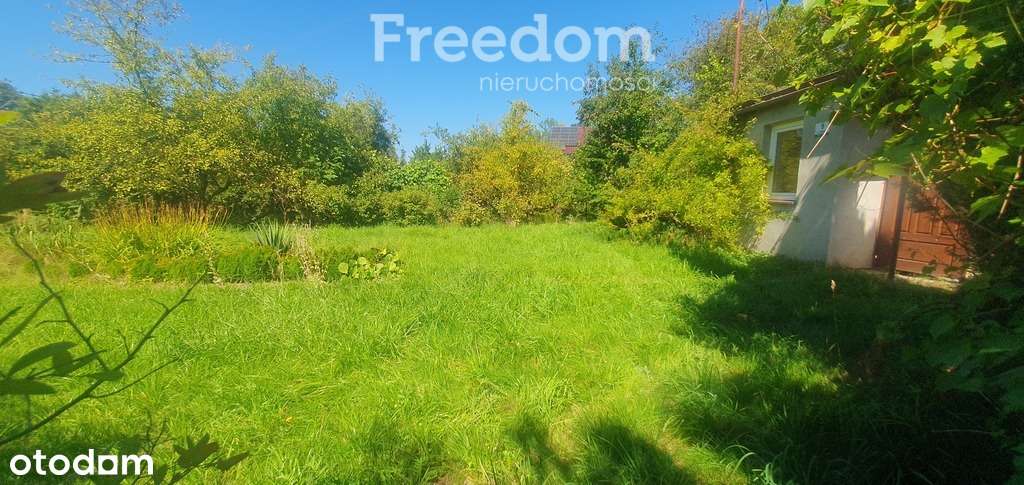 Duża działka budowlana z domkiem i sadem.-0