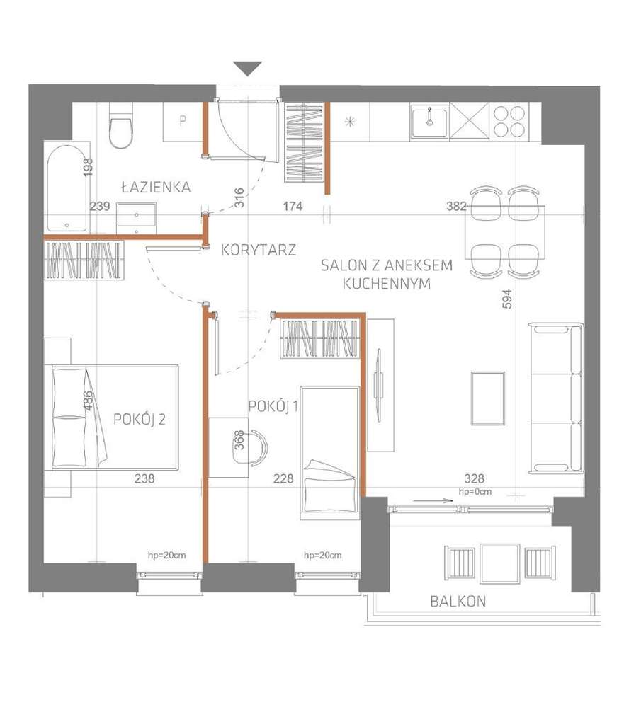 InCity - Apartament 86/M3 - Pełny obrazek: 3/17