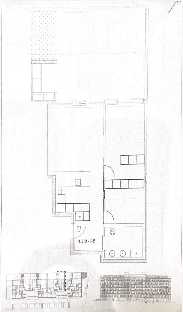 Apartamento T1+1 com terraço 40m2 em Ramalde Porto-18