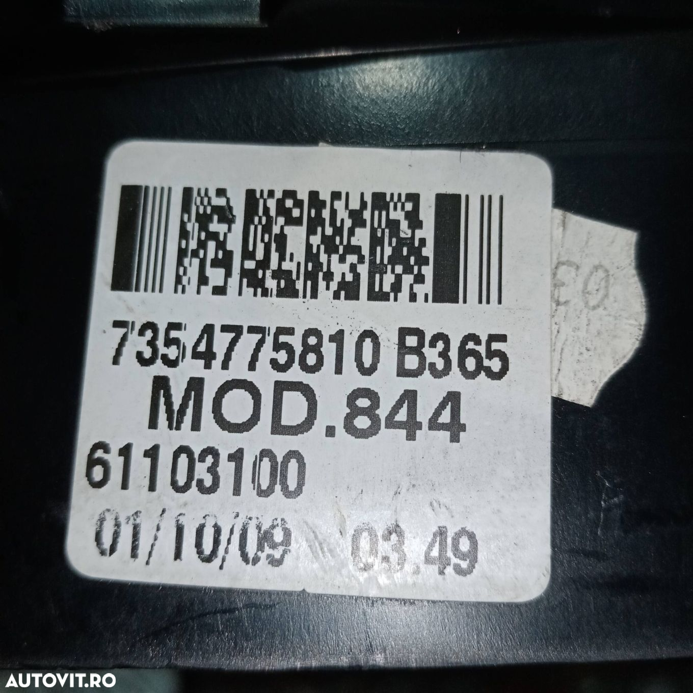 Consola centrala butoane Lancia Delta III 2008-2014 | 7354775810 | 61103100 - 4