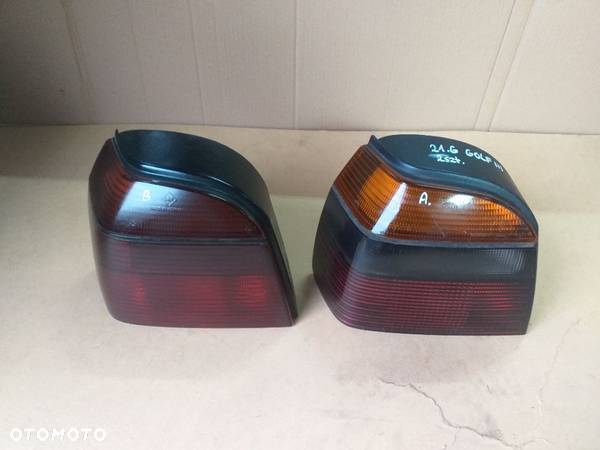 21G LAMPA Tył Golf 3 iii lewa x2 - 1