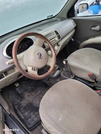 Nissan Micra K12 fotel kanapa deska kokpit podsufitka boczek licznik panel stacyjka zestaw startowy kierownica mechanizm - 1