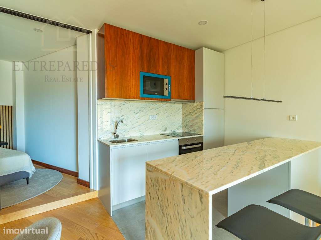 Apartamento T1 novo, mobilado e equipado, para comprar junto a Aven... - Grande imagem: 5/19