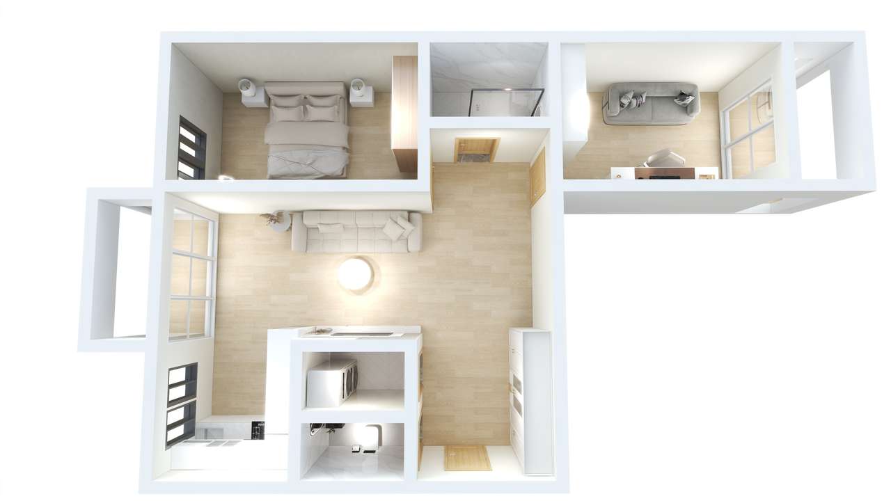 RADIOSTACJA ul.Kopcińskiego/Narutow. 68,5m2 1 PIĘTRO zamknięte osiedle-13