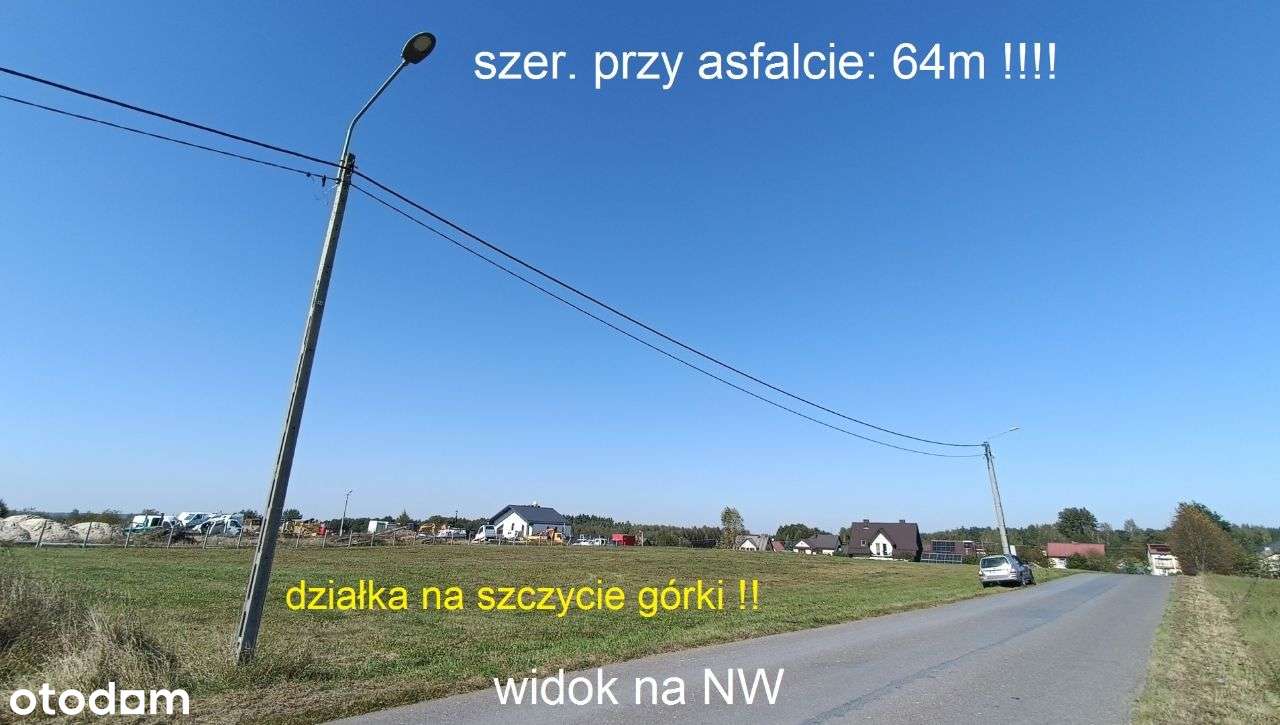 działka budowlana z WZką asfalt prąd wodociąg-8