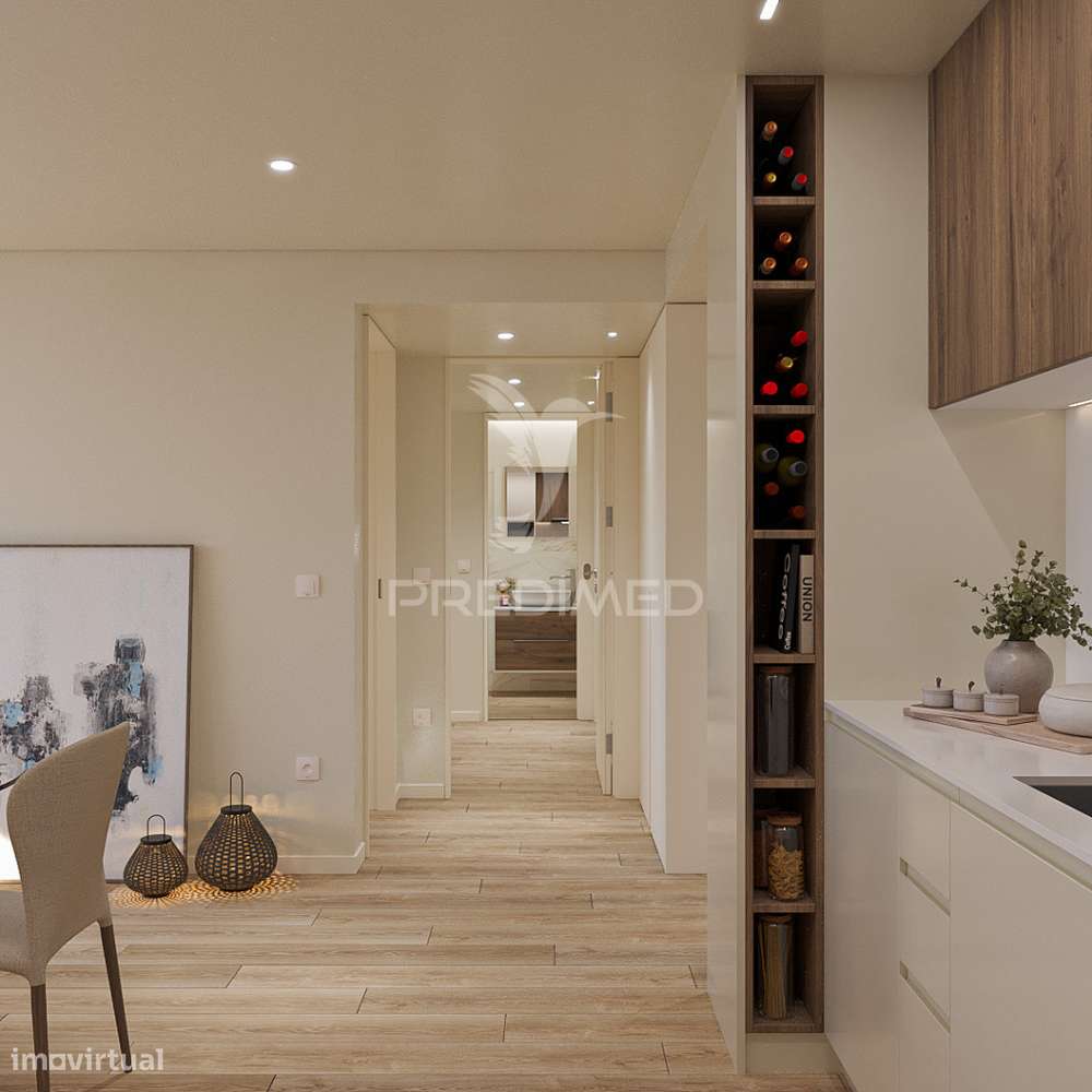 T2,  Novo, terraço e lugar de garagem - Grande imagem: 4/12