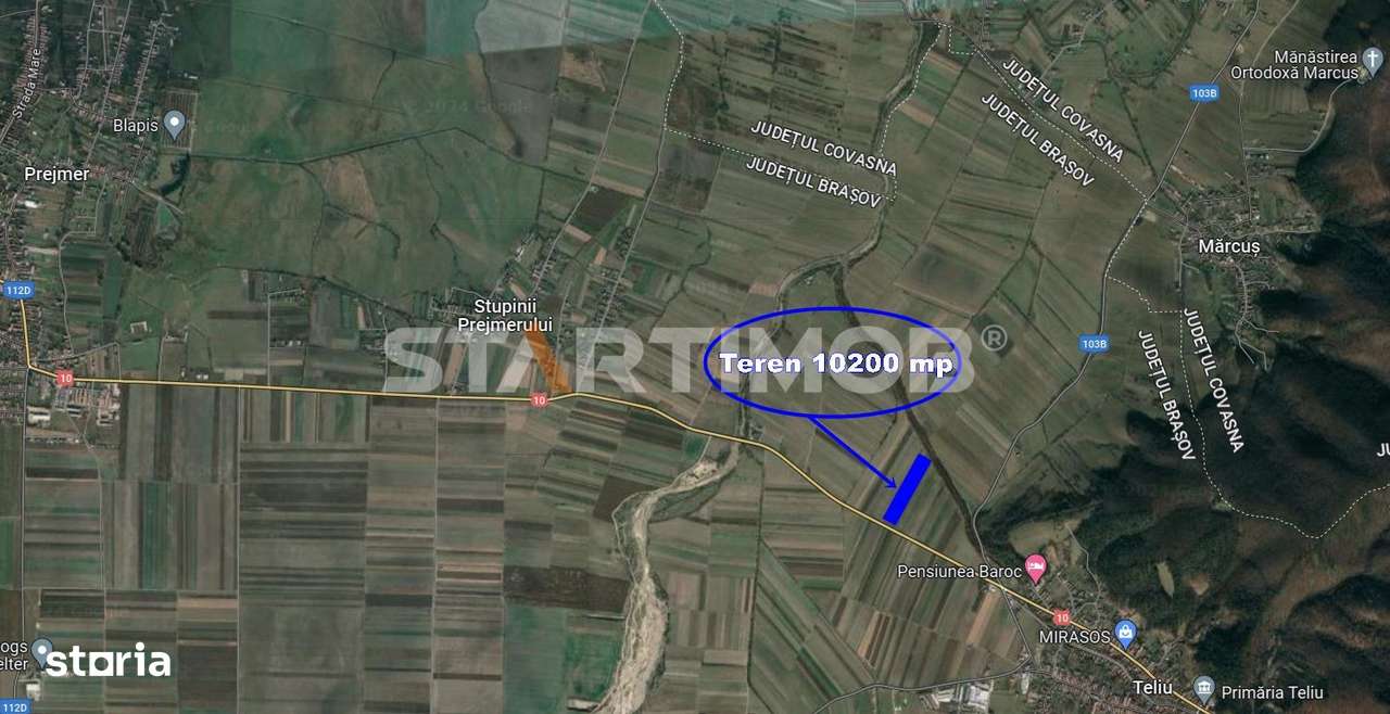 Teren cu front la DN 10 Teliu - Imagine principală: 4/5