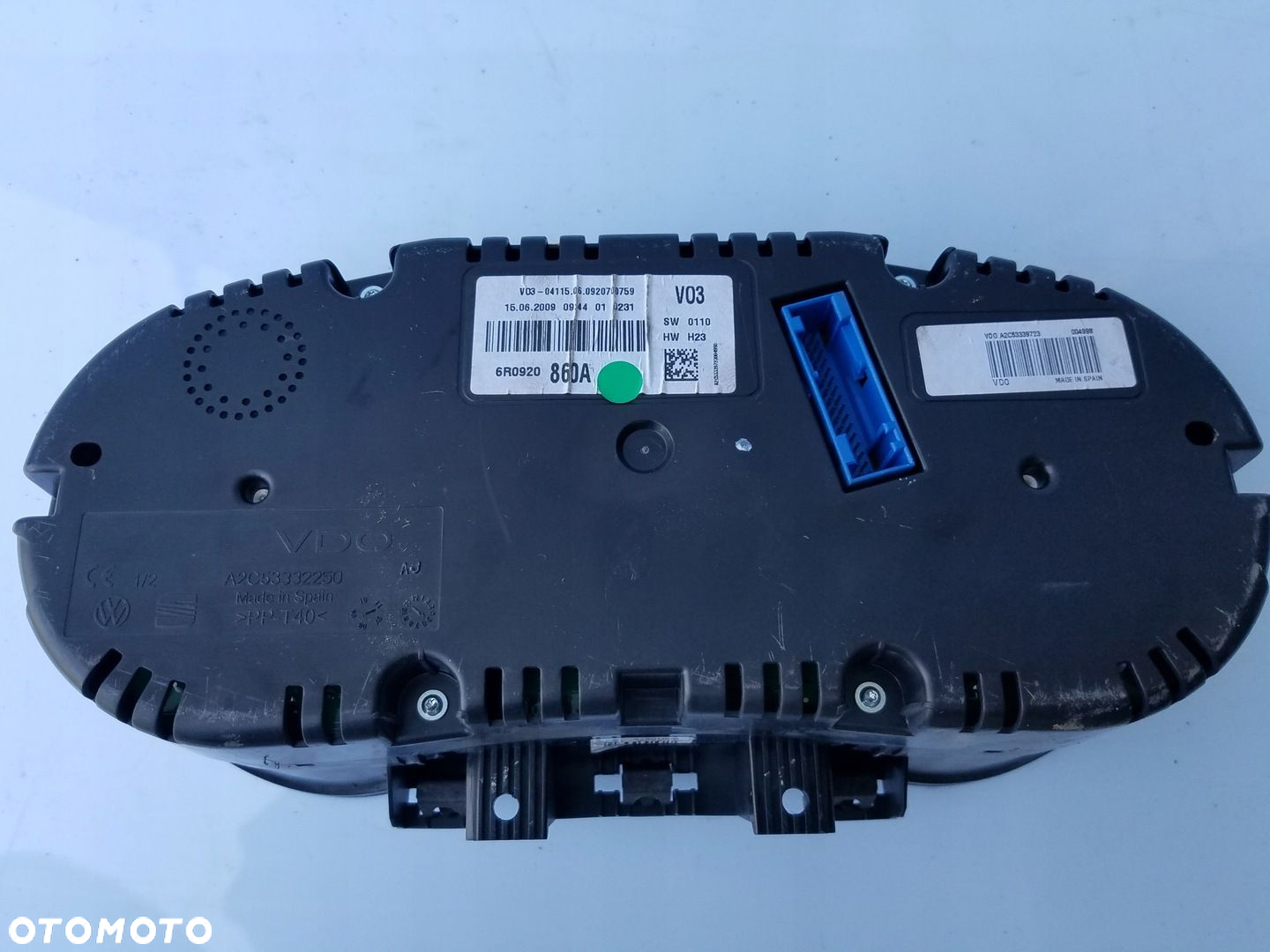 LICZNIK ZEGARY VW POLO V 6R 1.2 B 6R0920860A - 2