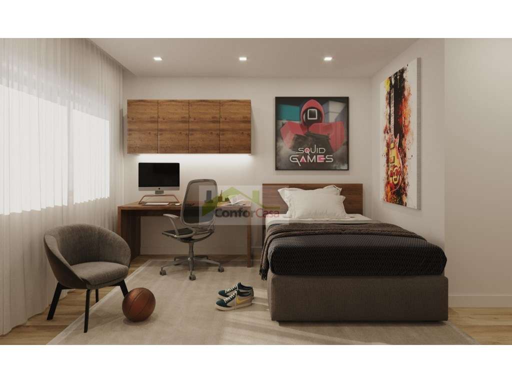 T3 Novo com Piscina e Garagem em Condomínio Fechado - Braga-8