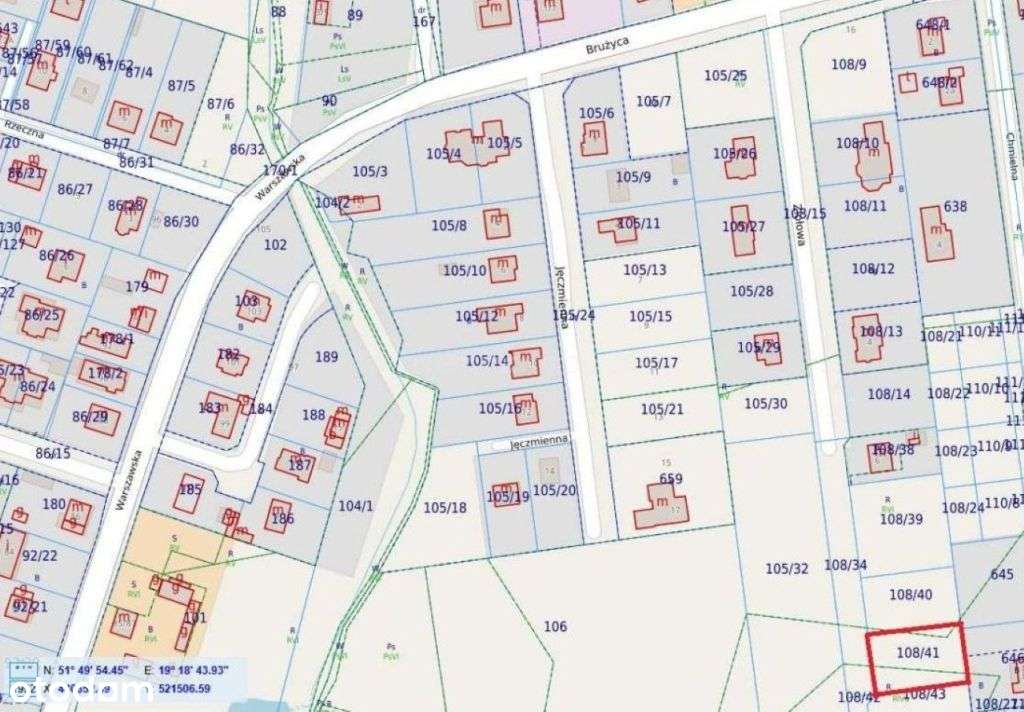 Na sprzedaż działka 1000m2 w Aleksandrowie Łódzkim - Pełny obrazek: 5/6