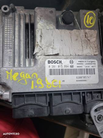 ECU Calculator motor Renault Megane 1.9DCI 8200899961 0281015994 EDC16C36 - 1