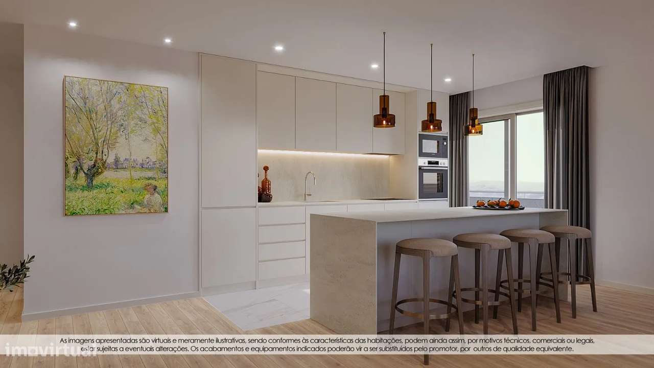 Apartamento T1 - Praça das Flores, Antas-2