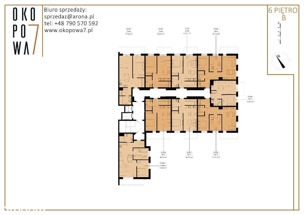 POD KLUCZ - trzy pokoje, południowy- wschód ** - Pełny obrazek: 4/15