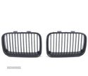 GRELHAS FRONTAIS PARA BMW E36 91-96 LOOK M PRETO MATT - 2