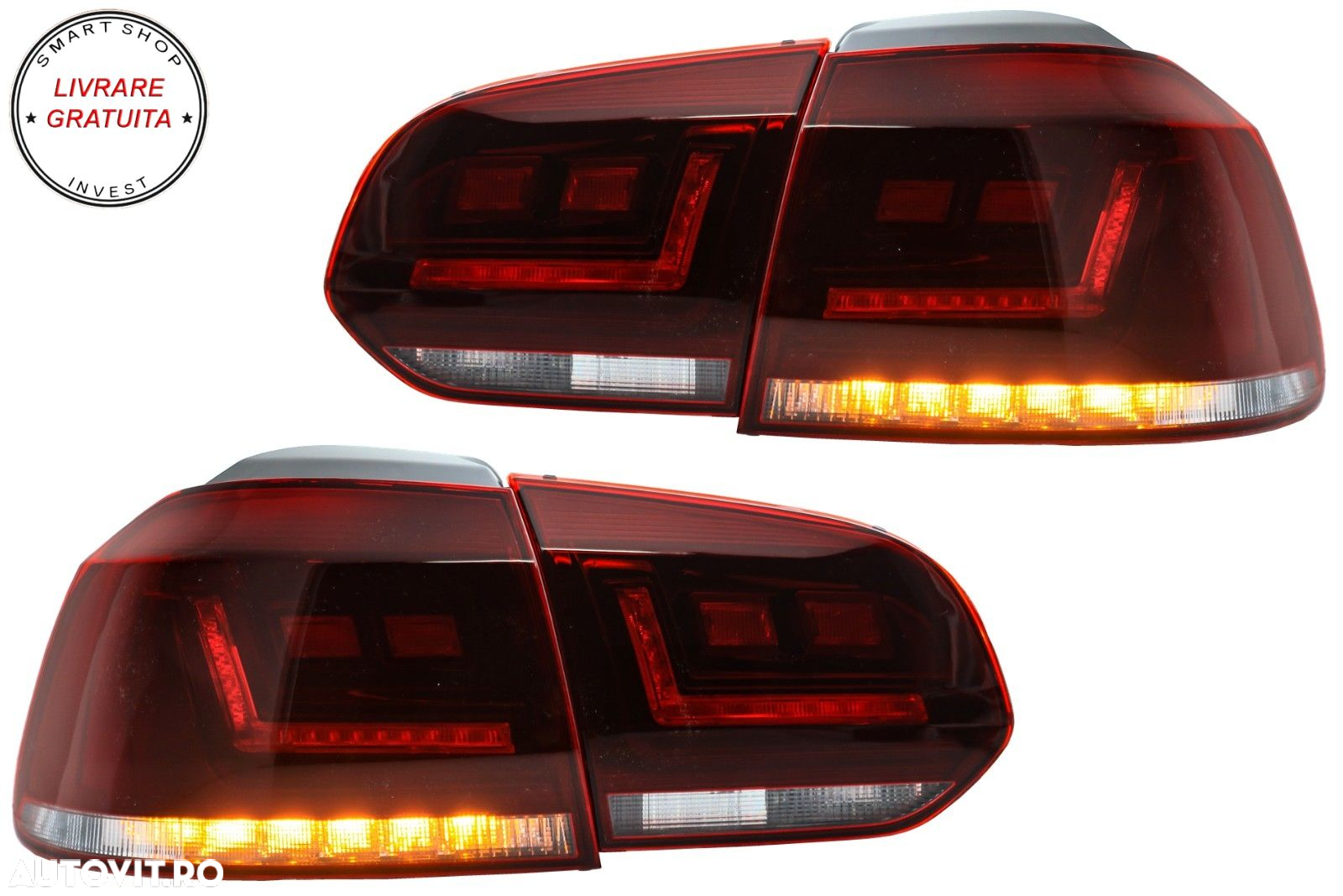Faruri Osram LED VW Golf 6 VI (2008-2012) cu Stopuri LEDriving Semnal Dinamic- livrare gratuita - 11