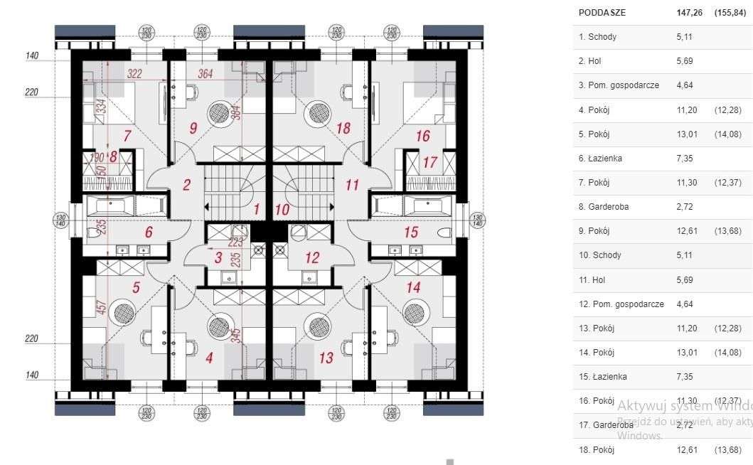 Nowoczesny Nowy bliźniak ok.150m2,Miasto Ogród,Las - Pełny obrazek: 4/10