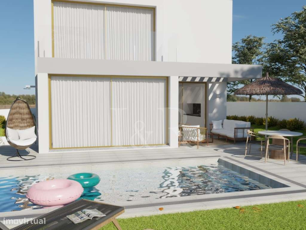 Moradia T3 com jardim, piscina e vista para a Serra de Sintra - Grande imagem: 1/45