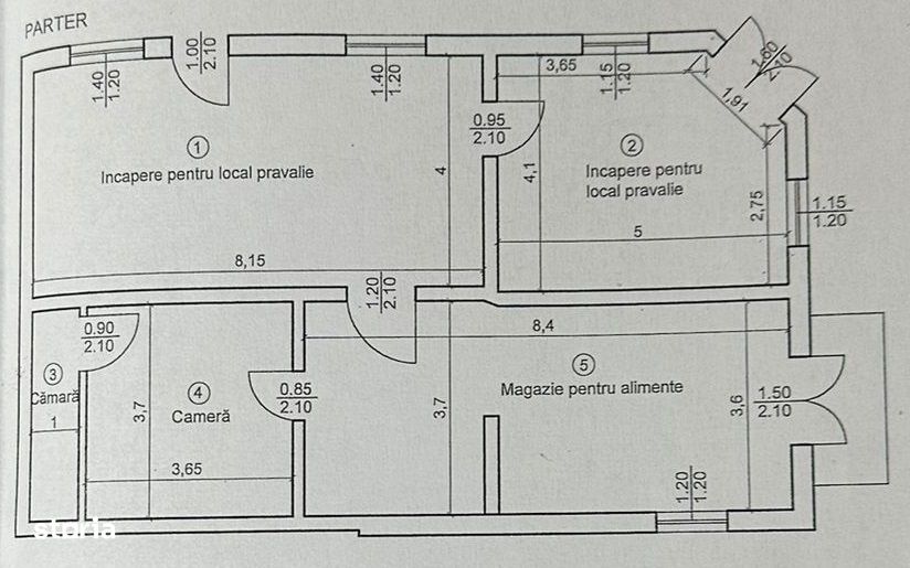 Spațiu comercial de închiriat în Dâmbul Rotund