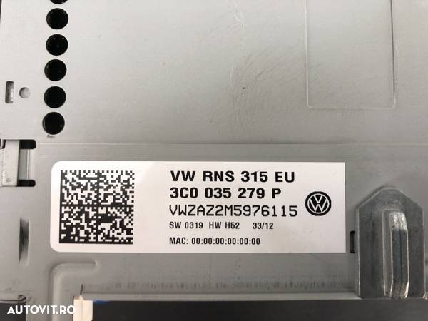 Navigatie sistem multimedia RNS315 VW Passat B7 2.0 TDI - 3