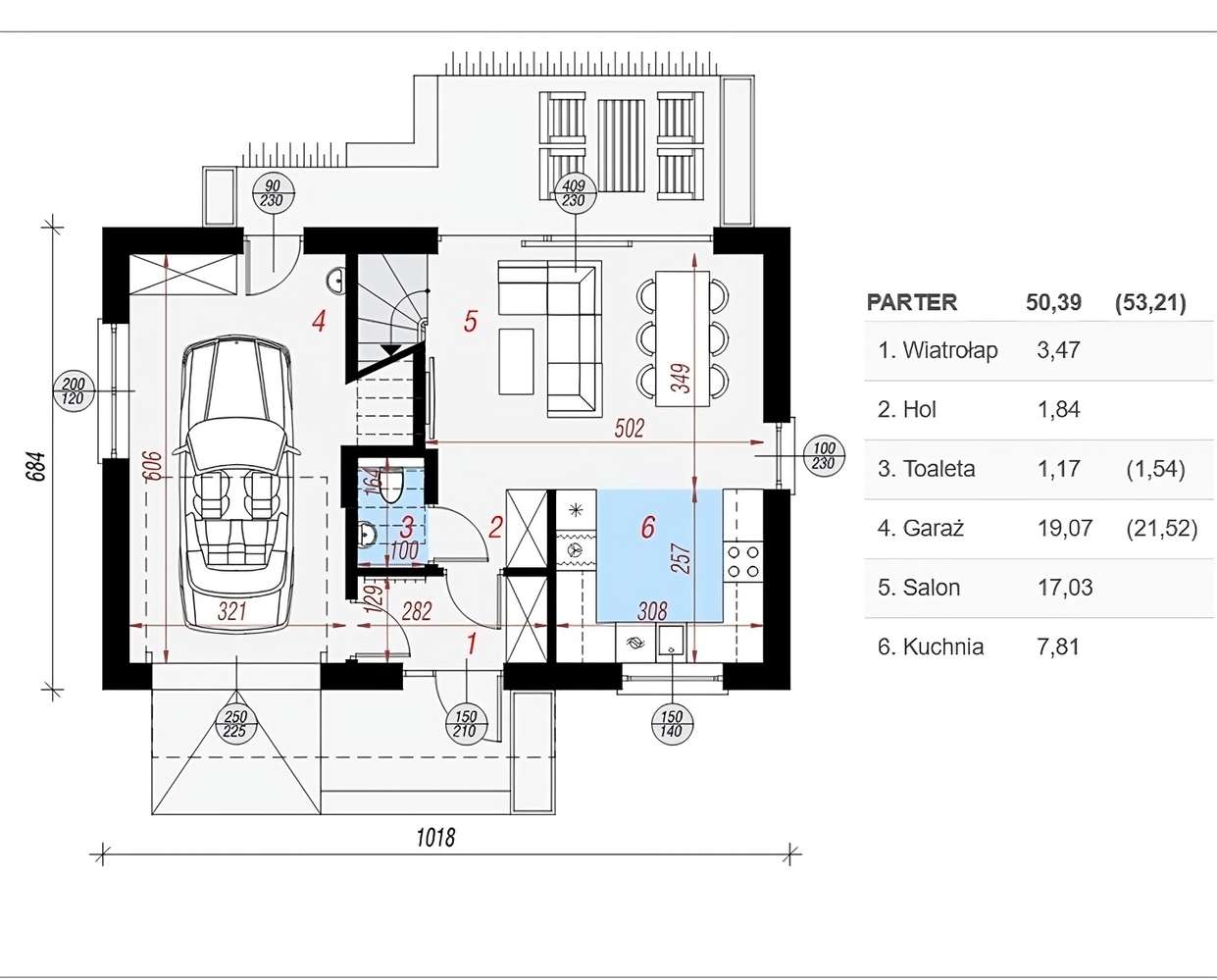 Nowoczesny dom w Skarżynie k. Płońska – wysoki standard, 139 m² - Pełny obrazek: 4/4