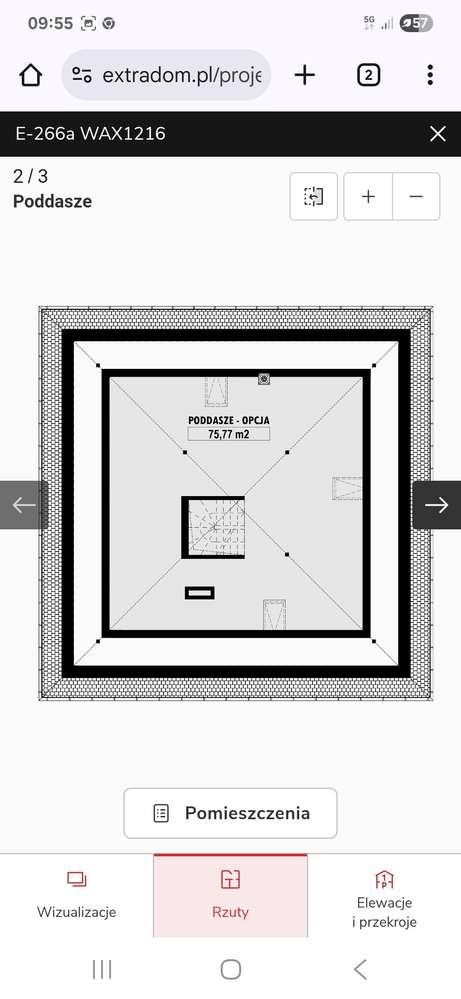 Dom na sprzedaż – projekt „E-266A” | Stan deweloperski | Łosia Wólka - Pełny obrazek: 4/6