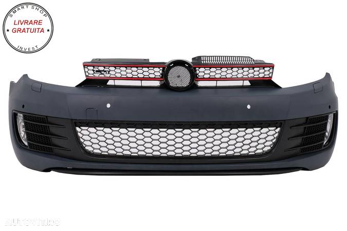 Bara Fata cu Faruri LED Semnal Dinamic VW Golf VI 6 (2008-2013) GTI U Design- livrare gratuita - 2