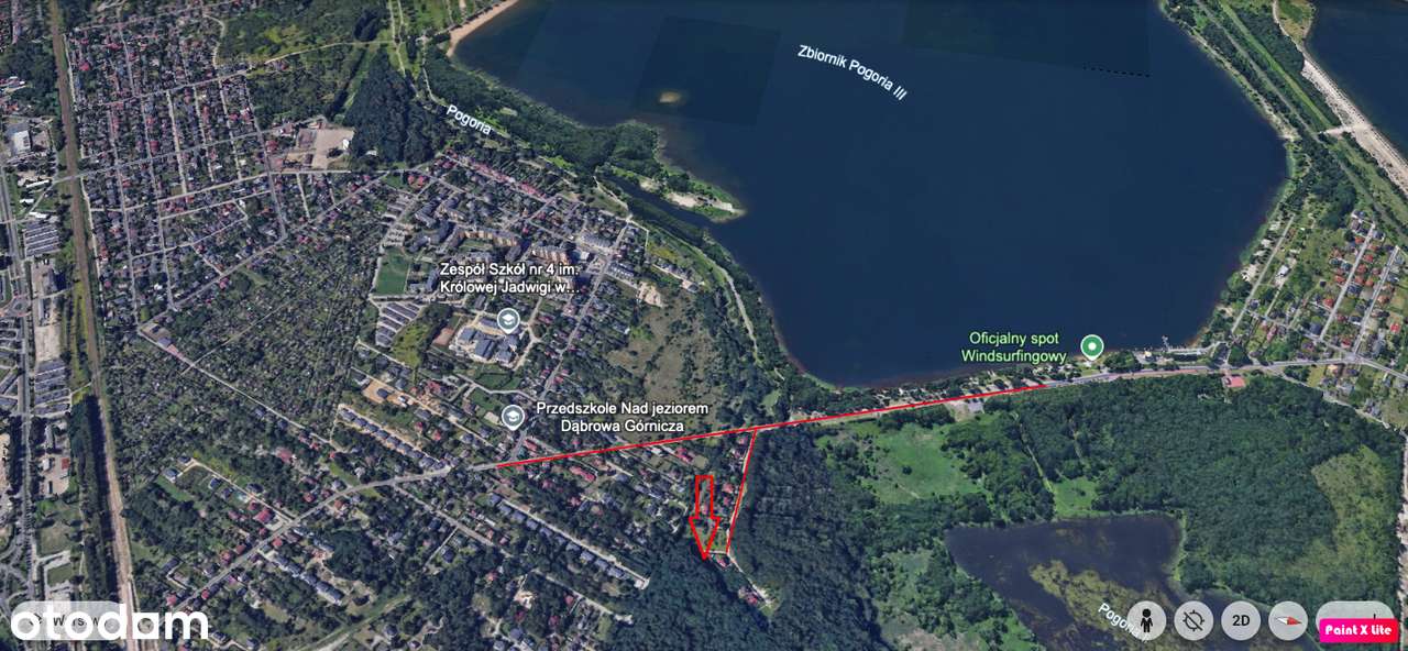 Działka budowlana Dąbrowa Górnicza ul.Parkowa Pogoria III-10