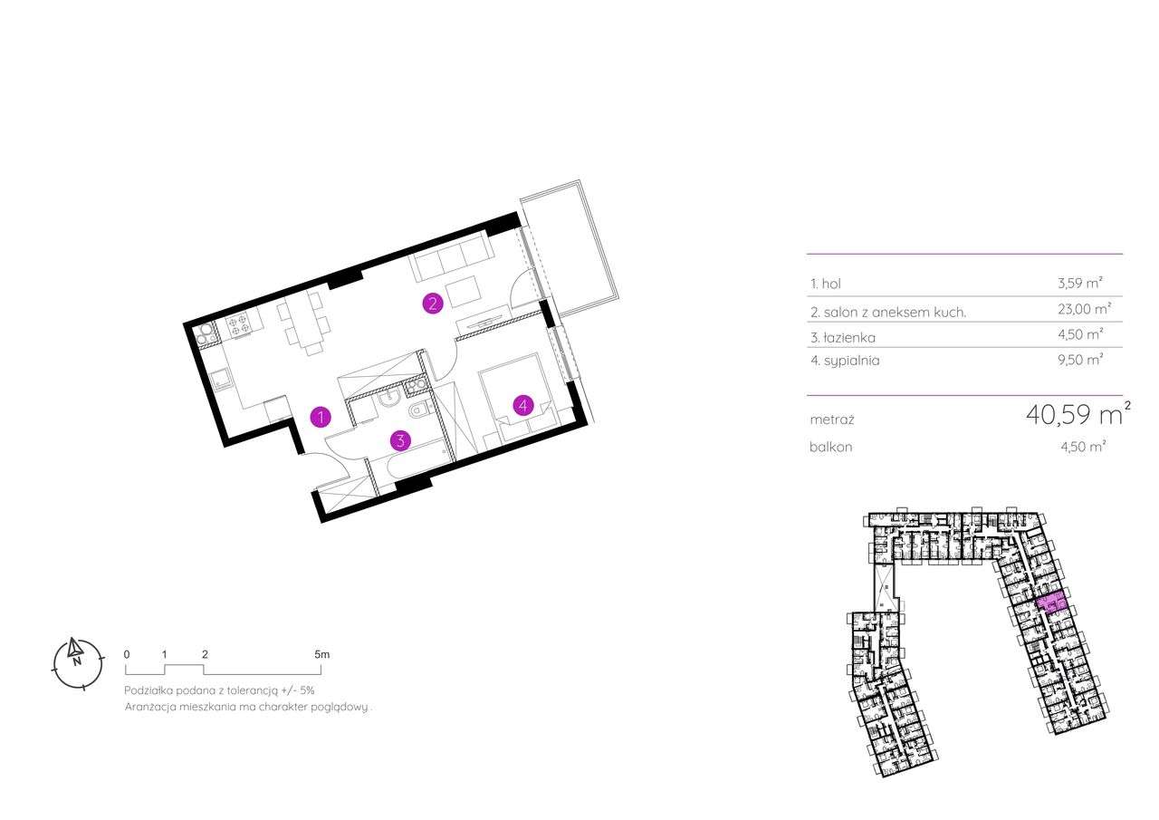 OKAZJA! 2 pok. 41m2 +DUŻY BALKON | GRATIS MP w hali i Smart Home! - Pełny obrazek: 3/8