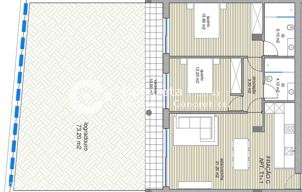 Apartamento T2 novo com logradouro em Manhente, Barcelos-7