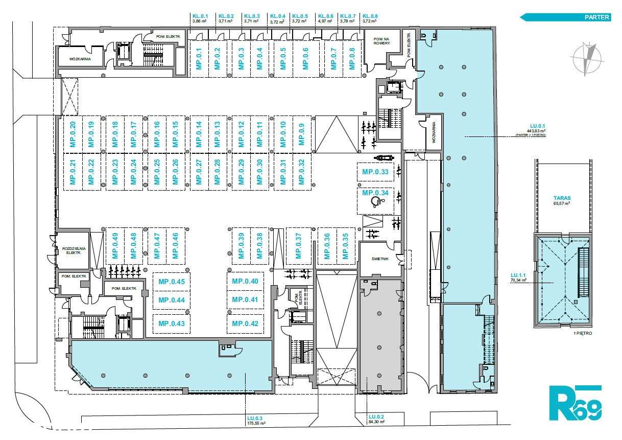 Lokal Usługowy 443,83 m2 - ul. Rewolucji 1905 r. 6-10