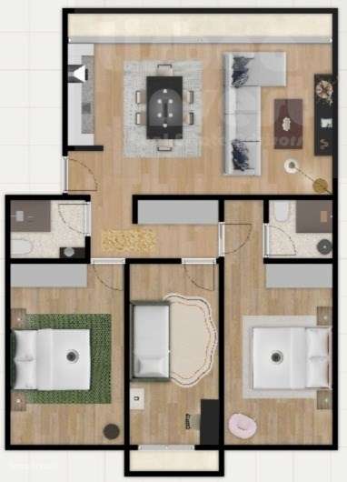 Vendo T3 Benfica remodelado e mobilado-14