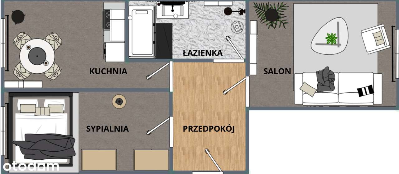 TOP LOKALIZACJA!!! | 2 ustawne pokoje na parterze-6